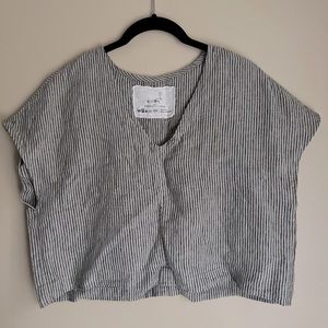 Notperfectlinen Oversized crop top S/M